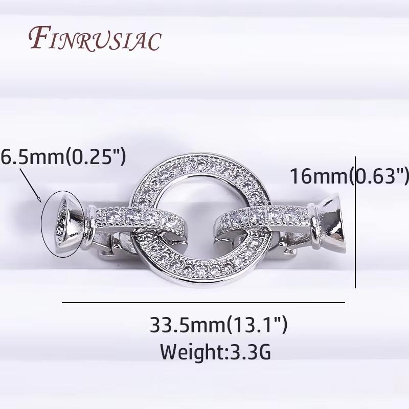 3 Styles 18K Gold Plated Multi-row Pearl Clasps For Necklaces Making,Bracelets Clasp Connectors For Jewelry DIY Accessories