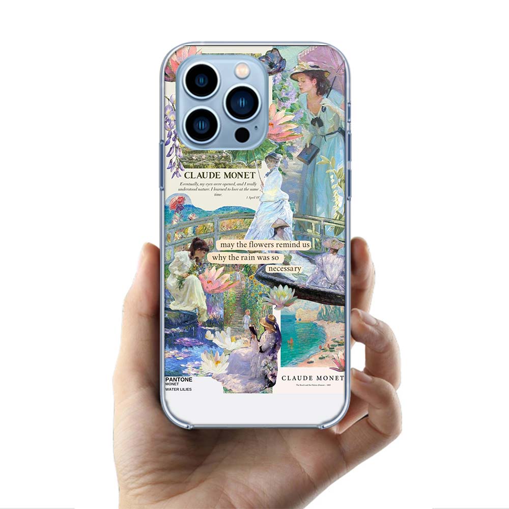 Claude Monet Art Cases Phone Case For Iphone 17E 16E 17 Air 16 Pro Max 15 Pro 14 Plus 11 13 12 Mini Cover Cases Compatible with