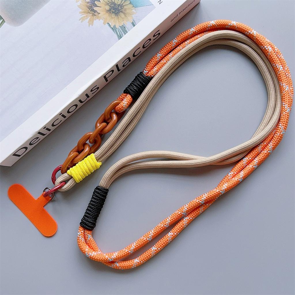 Süßes Acryl-Handy-Lanyard Durchmesser Outdoor Universelle Hülle Crossbody Schulter Karten-Halsband-Kordelclip Aufhängen Anti-Verlust-Handgelenkband