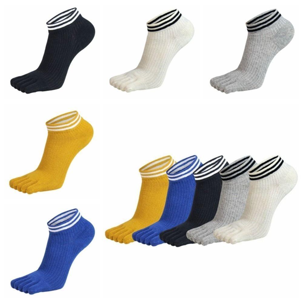 

EU36-40 No Show Ankle Socks Cotton Women Toe Socks New Running Toe Socks