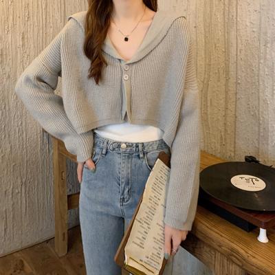 Sweater Knitted Sweater Cardigan Women's  New Short Autumn and Winter Chic Gentle Sweet and Spicy Small Coat