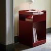 Nordic Nightstand Modern Movable Home Bedroom Furniture Bedside Table Luxury Storage Decor Nightstand Art Design Bedside Table