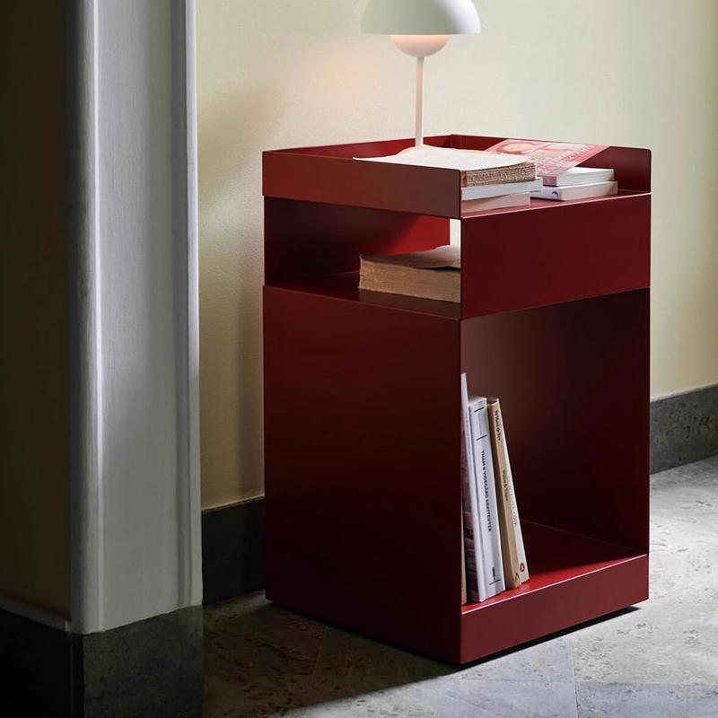 Nordic Nightstand Modern Movable Home Bedroom Furniture Bedside Table Luxury Storage Decor Nightstand Art Design Bedside Table