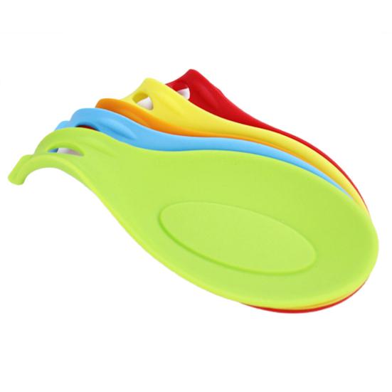 Silikon-Löffelablage, hitzebeständig, für Küchenutensilien, Spatel, Mixer, Pad, Mattenhalter