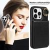 Applicable To iPhone15PRO Lychee Pattern Ring Buckle Up and Down Samsung S23U Card Bag Card Holder Mobile Phone Case