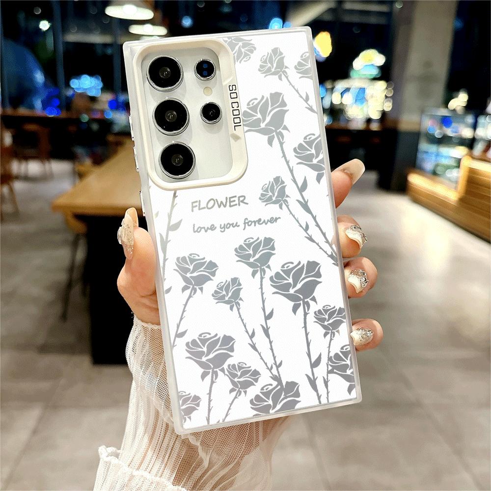 

Креативный чехол-накладка с цветочным рисунком для Samsung Galaxy S26 Ultra S25Edge Note 20 S24 FE S20 FE S21 S25 Plus S22 S23 Galaxy S24