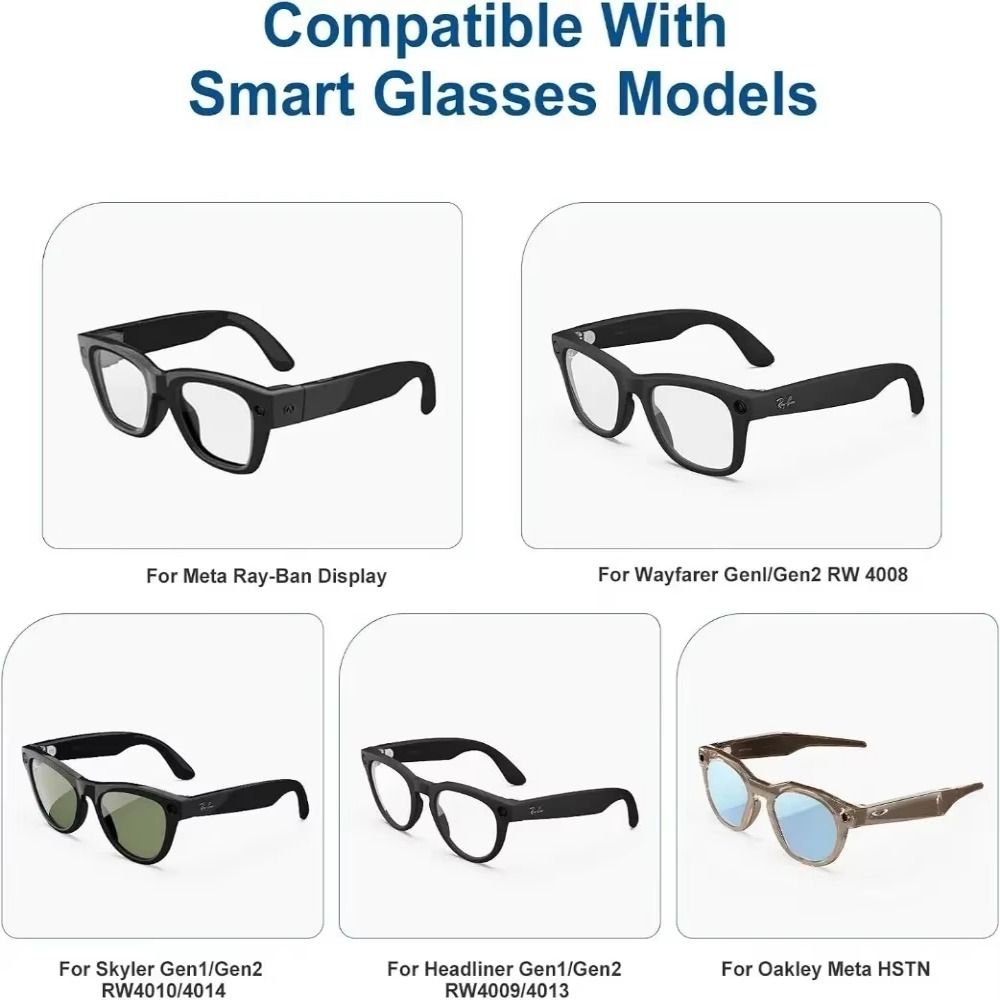 2/4 Pezzi Copri Lente Fotocamera Snap-On Blocco Luce Occhiali Intelligenti Protezione Privacy