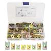 110 PCS Auto Car U Nut Clip Assortment Car Fastener Clips Speed Fastener Replacement for Dash Door Panel Interior, #6/8/10/12