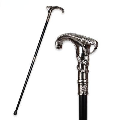 Schlangenkopf Luxus Spazierstock für Männer Mode Dekorativer Gehstock Mann Vintage Cane Party Antik Stick Eleganter Handstock