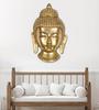 Buddha Wall Hanging, Decorative Showpiece For Home Decor Gift, Brass - 5 Inch
