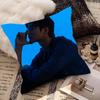 Housse de coussin Célébrité coréenne Byeon Wooseok Housse de coussin carrée tendance Décoration Ins Chambre à coucher Canapé Salon Loisirs