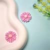 100Pcs Flatback Resin Daisy Flowers Craft Cabochons for Jewelry Making Scrapbooking Embellishments Sunflower Resin Slime Charms