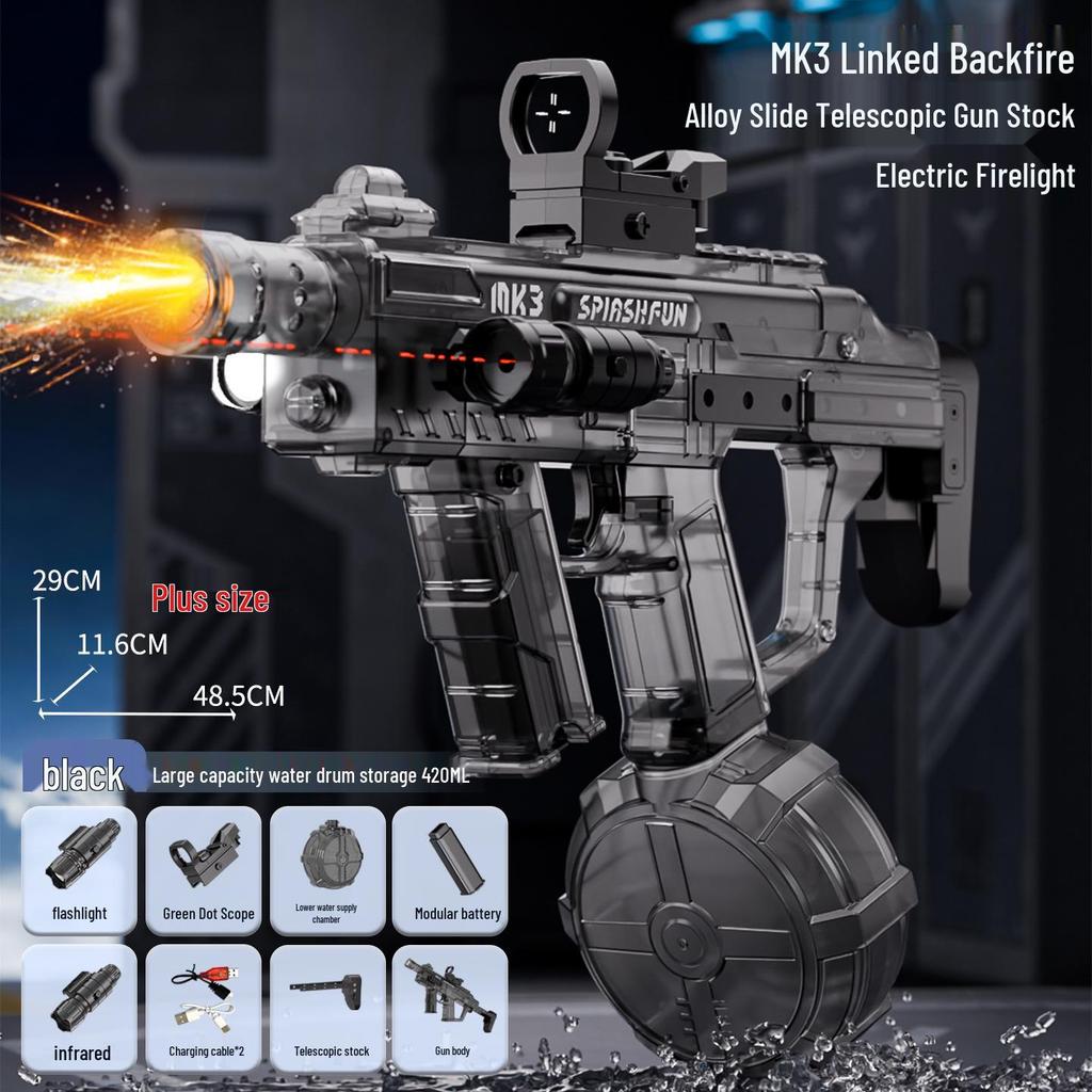 2025 Firelight MK3 High-Speed Electric Water Gun, Large Capacity