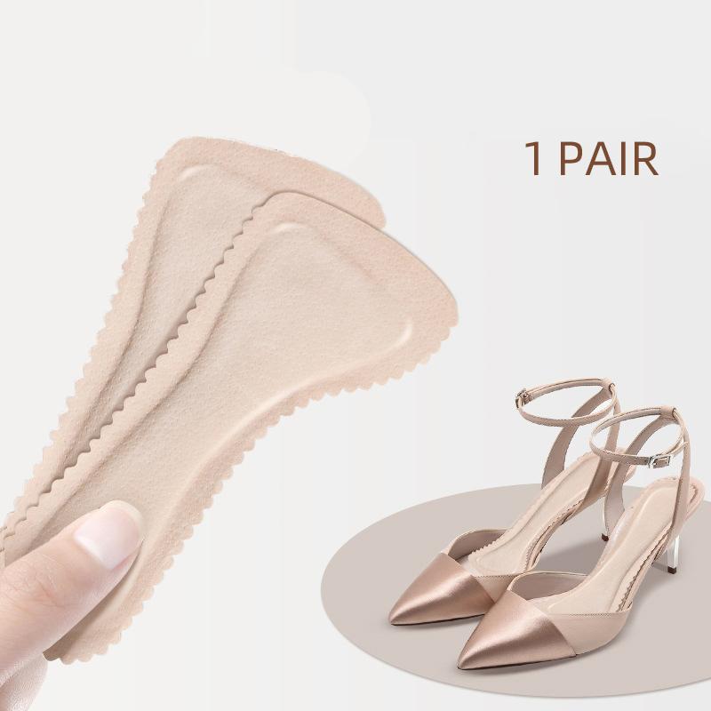 Women High-heel Shoes Insoles Anti-slip Paste Septum Cushion Insole  Washable Comfort Breathable Massage Sandals Shoe Pads