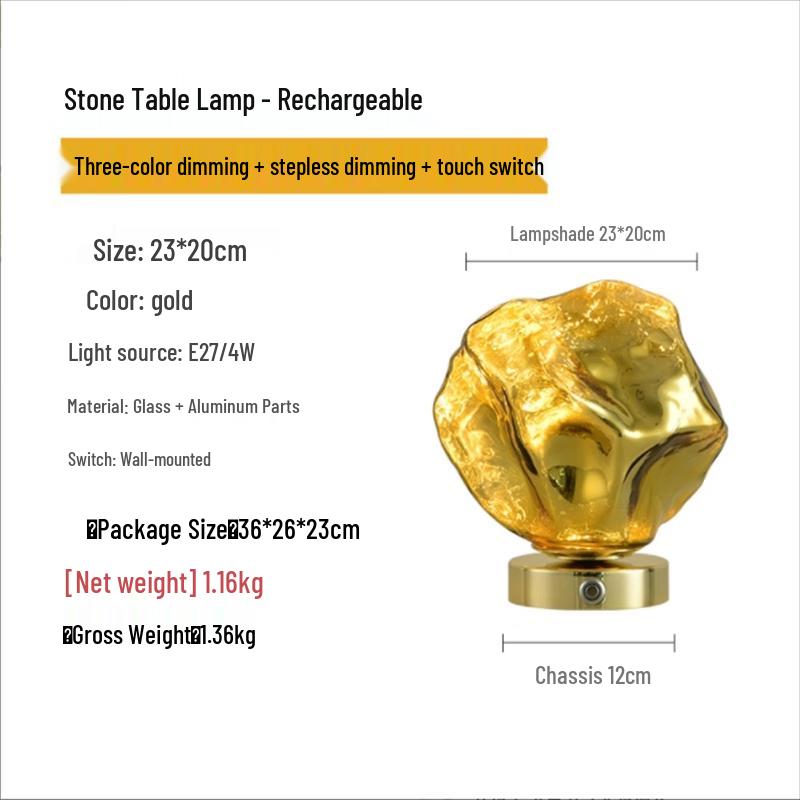 SLYC Nordic Gold Lava Lamp