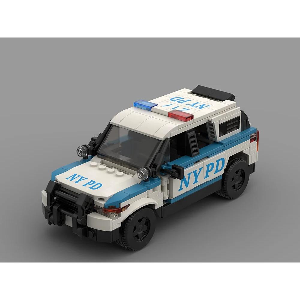 

MOC Городская Полиция Машина Исследователь Конструкторы Щиты спецназа США Транспортные Патрульные Наборы Скоростные Чемпионы Кирпичики Модель Игрушки для Детей