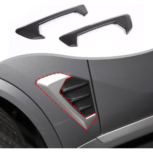 Side Fender Vent Decoration Trim Compatible with BMW X5 G05 2023 2024 Spoiler Body Decoration Cover, Air Flow Intake Hole Grille Exterior Accessories
