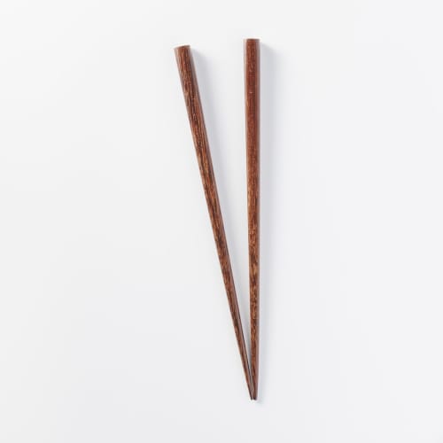 Sunlife "Men's Chopsticks" - Adult Chopsticks, Long and Thick, 23.5cm, Sturdy, Ironwood and Natural Wood, Brown, H-06541