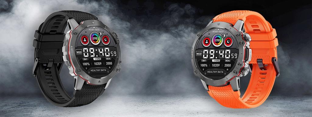 Original Kiano Watch Sport Smartwatch 1.51" AMOLED - Bluetooth Calls & Health Tracker