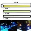 2 PCS Super Bright 17CM LED COB Fog Bulb Car DRL LED Strip Daytime Running Light Bar 12V 6500K Auto Interior Styling Lamp