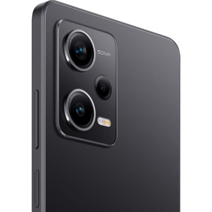 Smartphone XIAOMI Redmi Note 12 Pro 5G - 128Go - Noir - Double SIM - Lecteur d'empreintes digitales