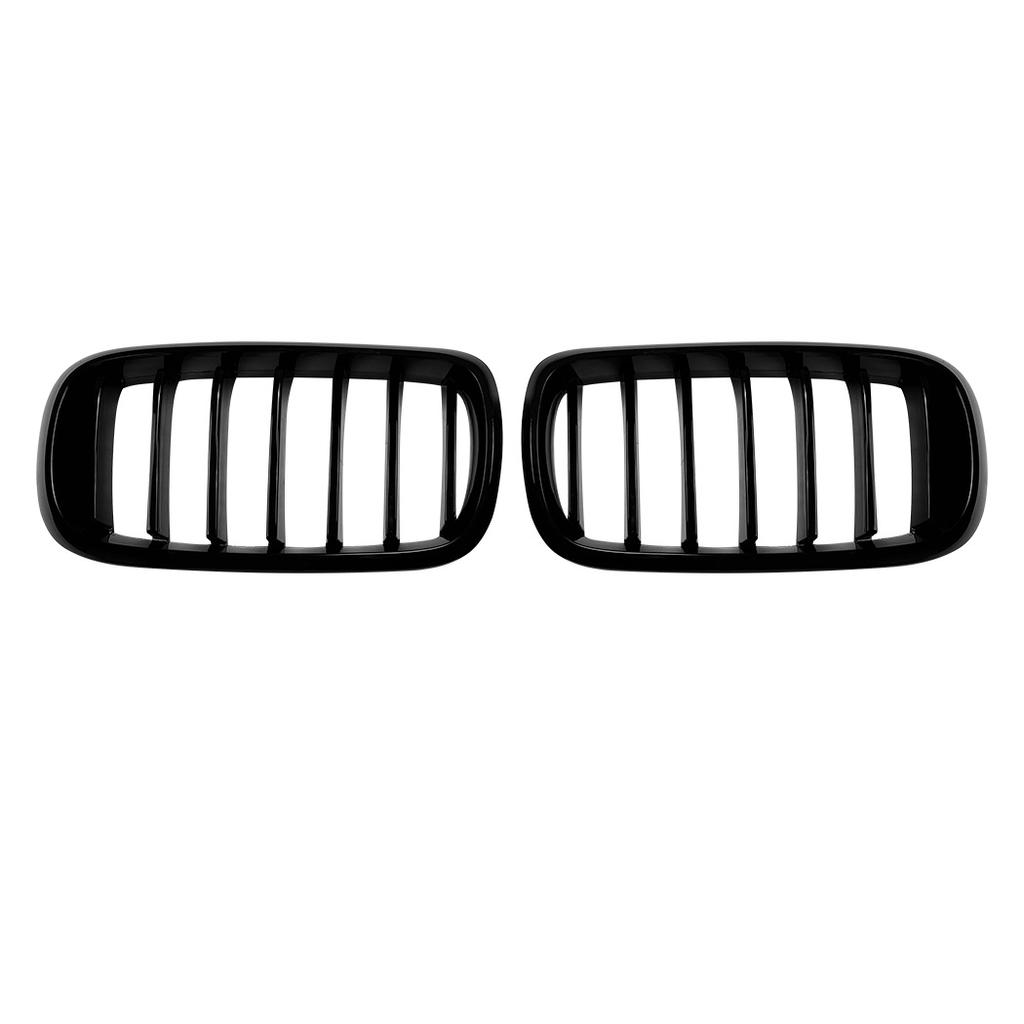 Car Front Bumper Hood Grilles For BMW X5 X6 F15 F16 2014-2018 Single And Double Line Style Upper Racing Grills Auto Accessories