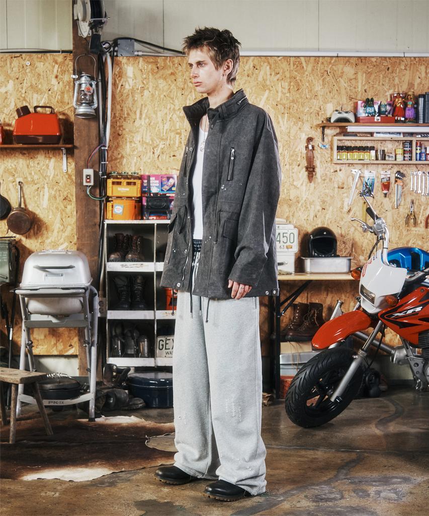 Thevinylhouse M-65 Field Jacket Charcoal