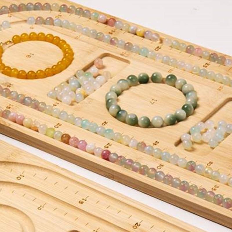 Wood Bracelet Designs Plate Bead Designs Board Wood Bracelet Designs Board Wood Beading Tray for Hand-Making Jewelry