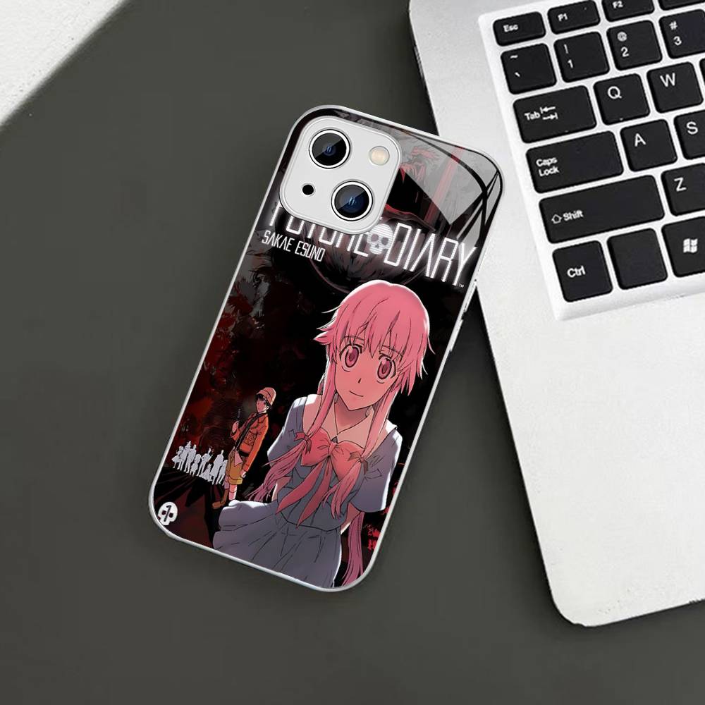 

Classic Anime F-Future Manga D-Diary Tempered Glass For Iphone 14 13 12 11 Pro Mini XS MAX 14Plus X XS XR Fundas iphone 13 mini