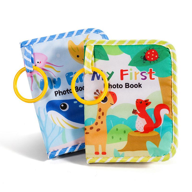 Baby Po Album, Baby Po Album Holds Pictures My First Soft Cloth Family Pos Book With Removable Hook