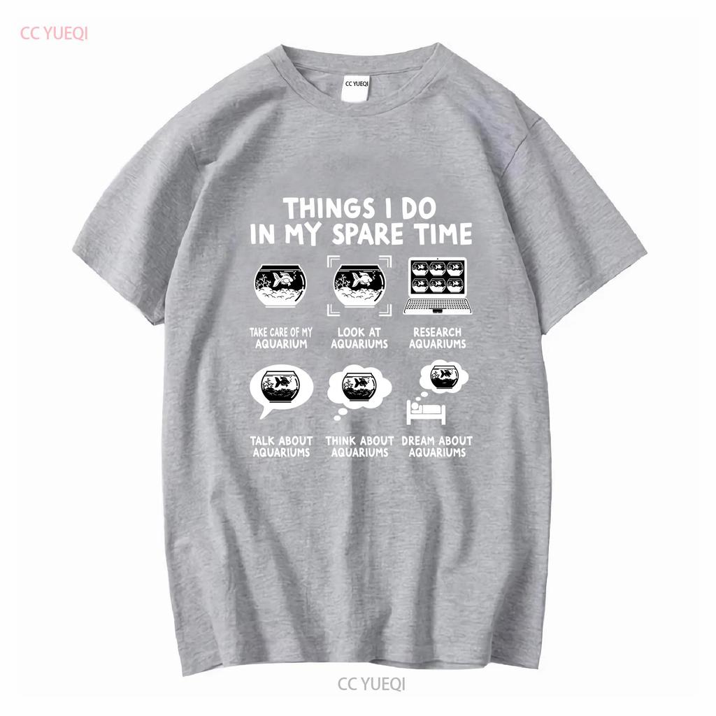 Aquascaping Things I Do In My Spare Time Aquarium Aquascaper T Shirt Aquarist Funny Fishkeeping Fish Lover GifT vintage Washed