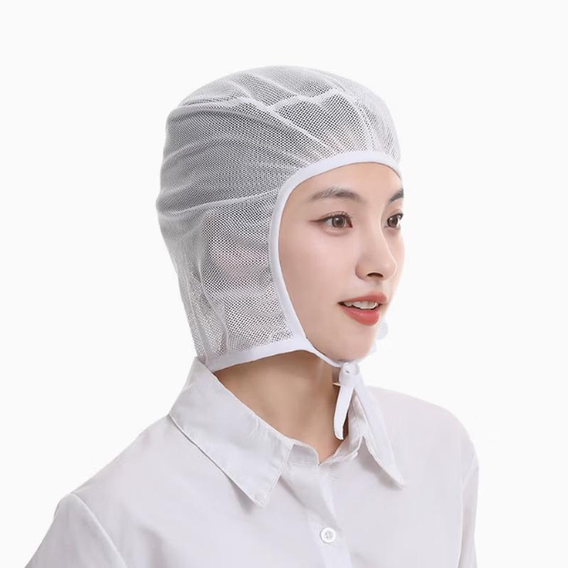 SANQIA Food Industry Dustproof Breathable Hair Net Work Cap (10-Pack)