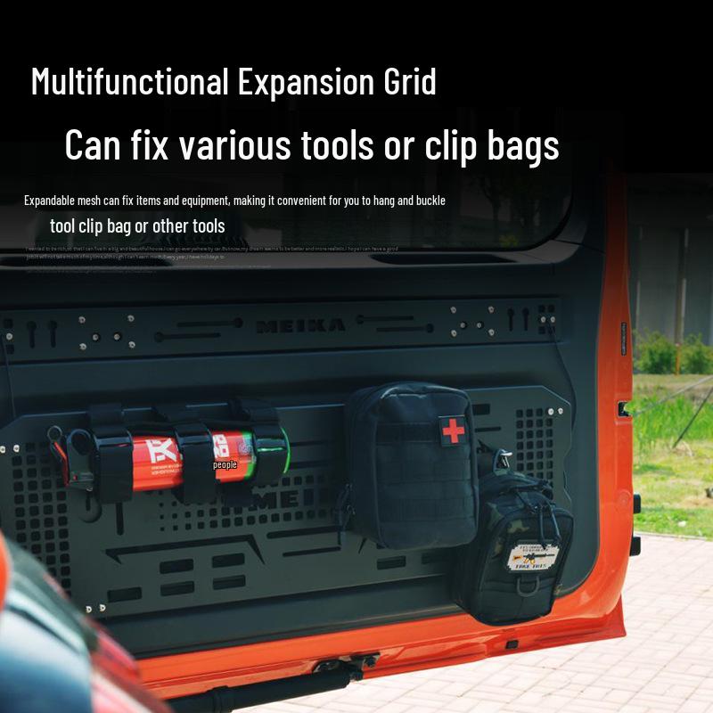 Fits Tank 300: Tailgate Storage Rack & Folding Table Extension for Trunk Off-Road Use