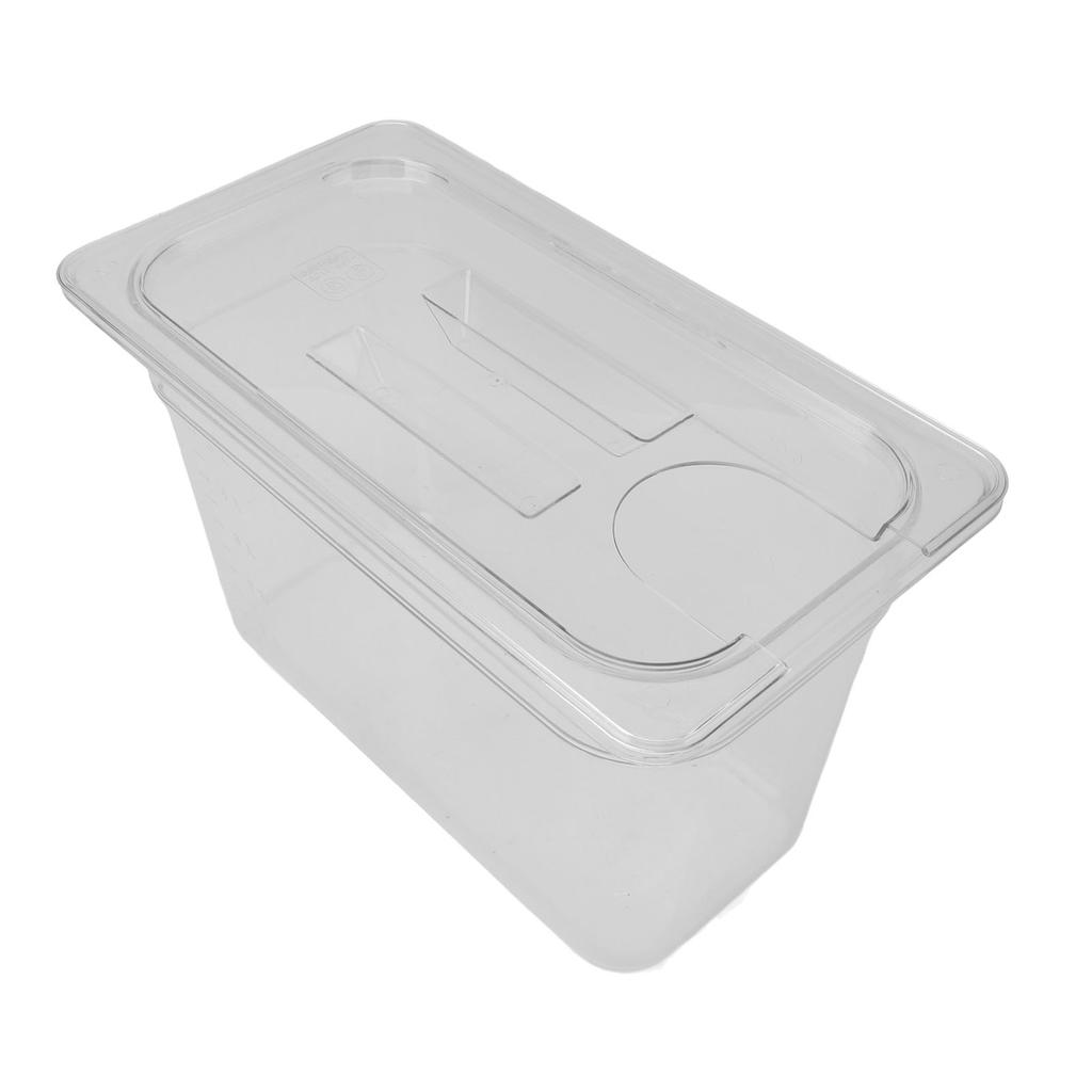 Clear Slow Cooking Container 6.9L Low Temperature Slow Cooker Storage Case Transparent Low Temperature Cooking Case for