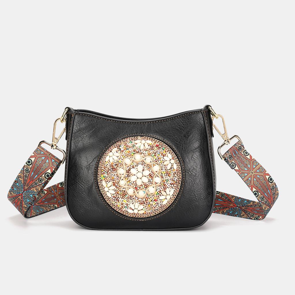 Nationalstil leichter Luxussinn weich langlebig modisch exquisit leicht Pendeln Outdoor Strand Umhängetasche