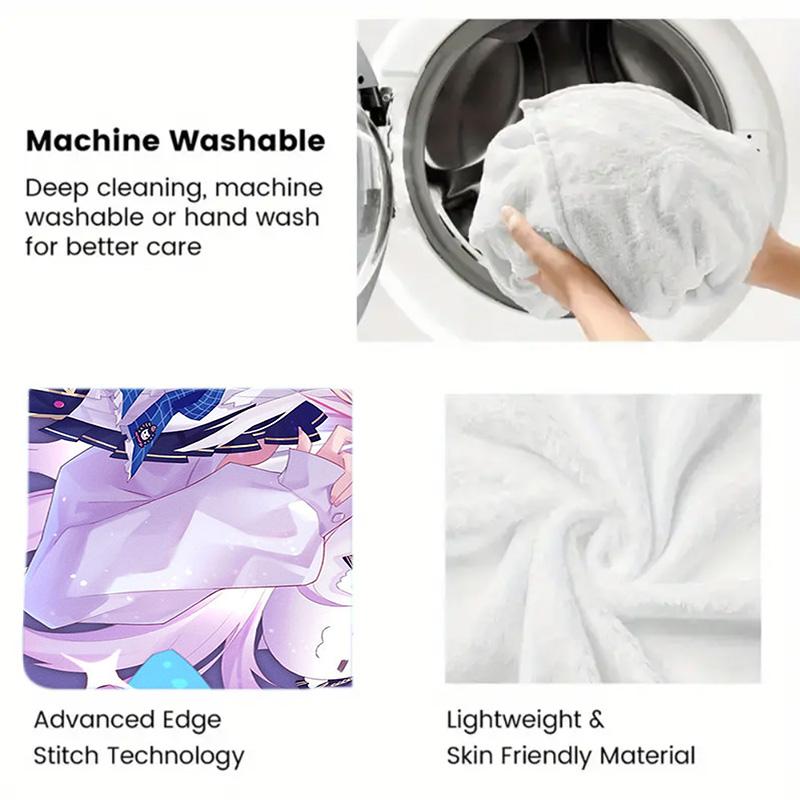 Hololive 2D Flat Pattern Flannel Blanket High Quality All Seasons Warmth and Comfort Perfect for Christmas Gifts.DMT0925112