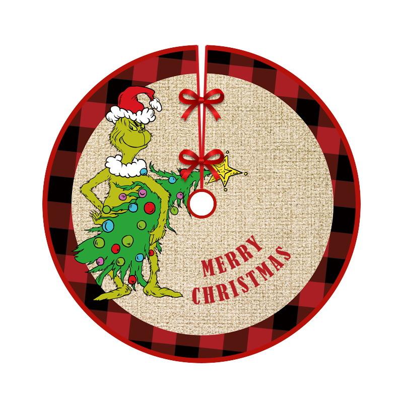 Christmas Tree Dress Ornaments Holiday Decorations Printed Ornaments Christmas Atmosphere New Year Decorations Multiple Styles