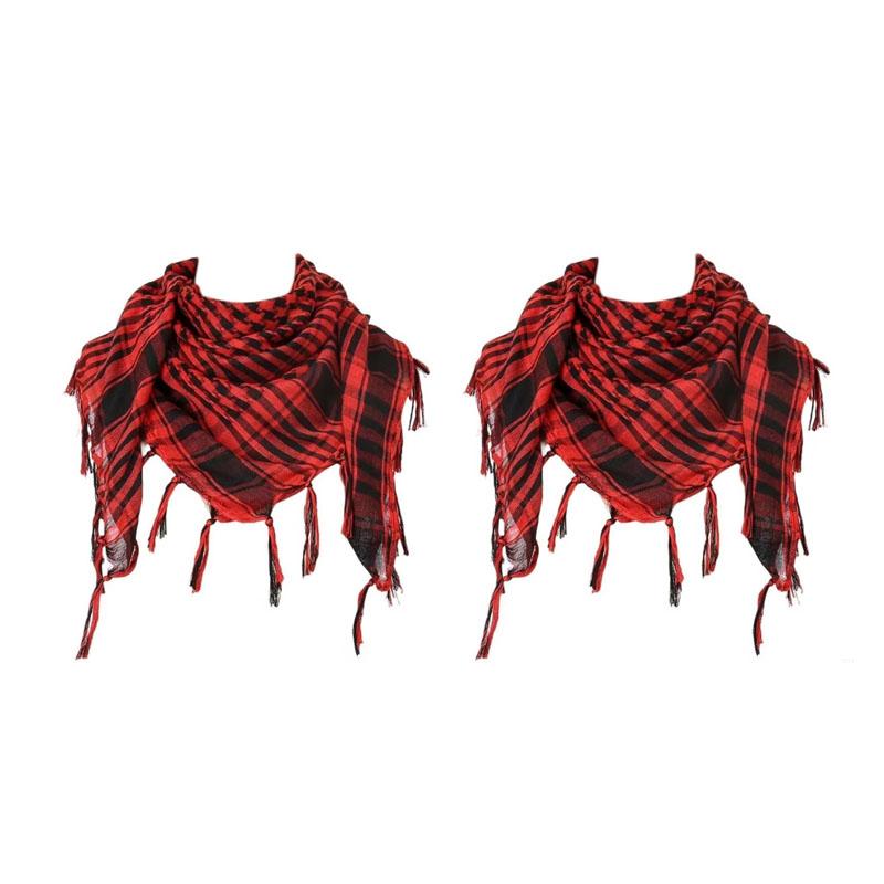 123Pcs Keffiyeh Tactical Desert Scarf Wrap Shemagh Head Neck Arab Scarf Keffiyeh Scarf Wrap For Men And Women