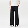 High-end casual pants men's spring and summer new old money style business pants loose straight wide-leg trousers men