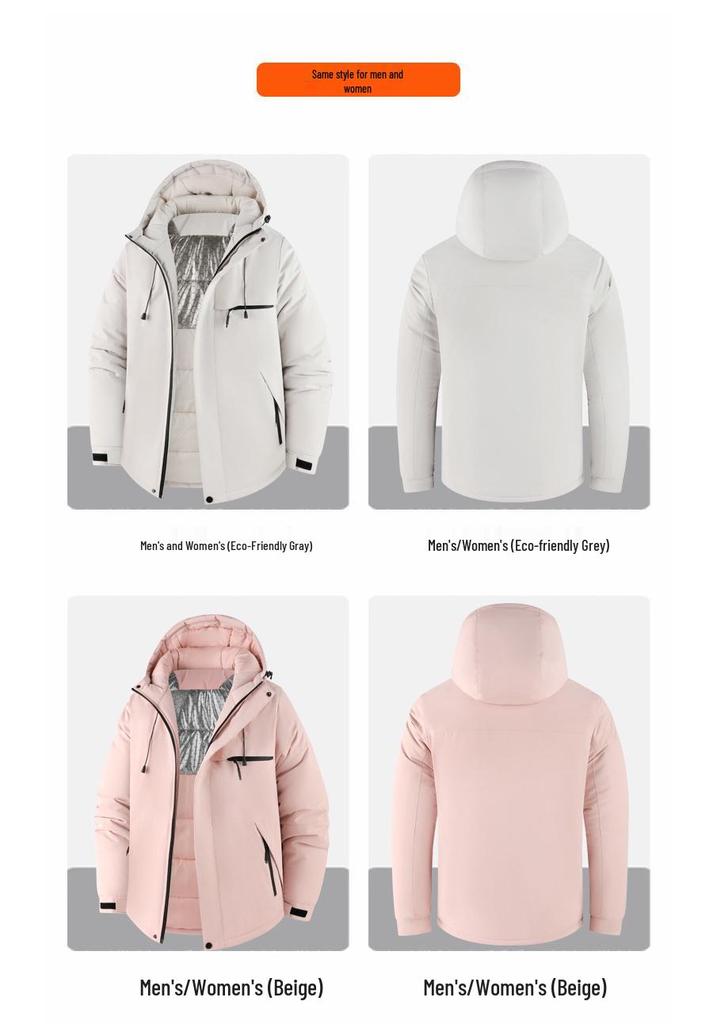 2026 Orilong Graphene Winter Outdoor Couple's Casual Mountaineering Jacket – High-Quality Cotton Outerwear