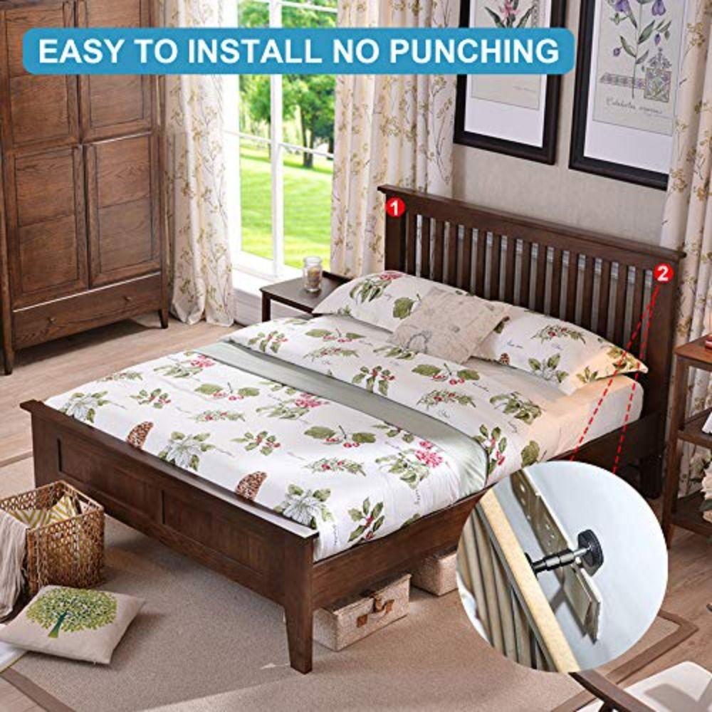 4pcs Anti Scratch Headboard Stabilizer Adjustable Anti-Shake Fixer Bed Stabilizer Bed Frame