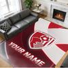Crystal Velvet Rug Custom Name Text, Soft Non Slip Floor Mat Home DecorBrentford Football