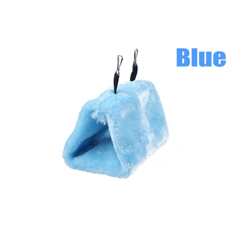 Weiche Plüsch Hängematte Käfig Hütte Zelt Etagenbett Haustier Papagei Hamster Spielzeug Zubehör