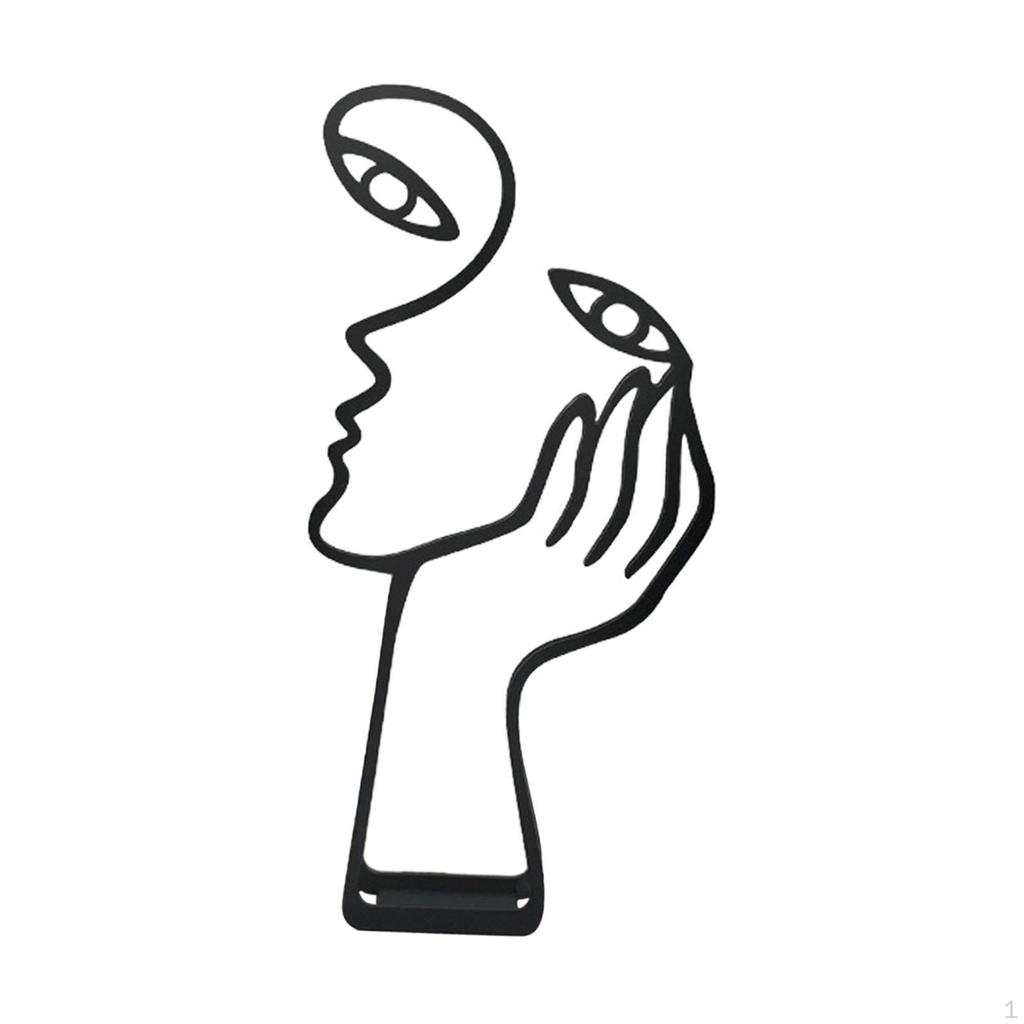 Pondering Mind Sculpture - Contemporary Home Decor Accent
