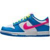 Dunk Low GS Photo Blue Hyper Pink Kids Sneakers White Light-Lemon-Twist IB7747-406