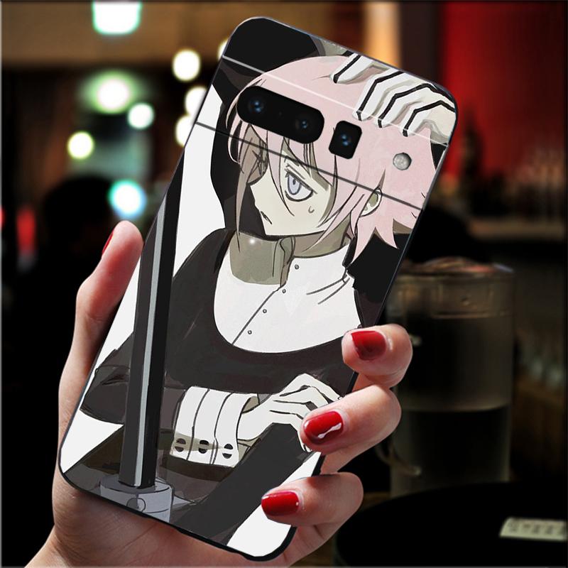 For Google Pixel 10 9 Pro XL Silicone Phone Soft Case For Google Pixel 9A 8A 7A 6A 5 Soul Eater Crona Cover Shell