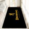 B-Browning Logo Bathroom Mat Kids Room Bedroom Decoration Balcony Anti-Slip Doormat Living Room Welcome Rug