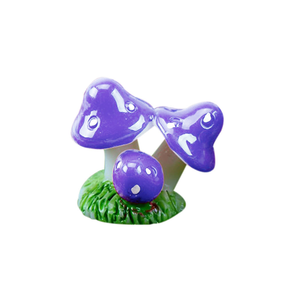 Harz Bunte Feenpuppe Puppenhaus Pilzgarten Ornament Pflanztopf Dekor