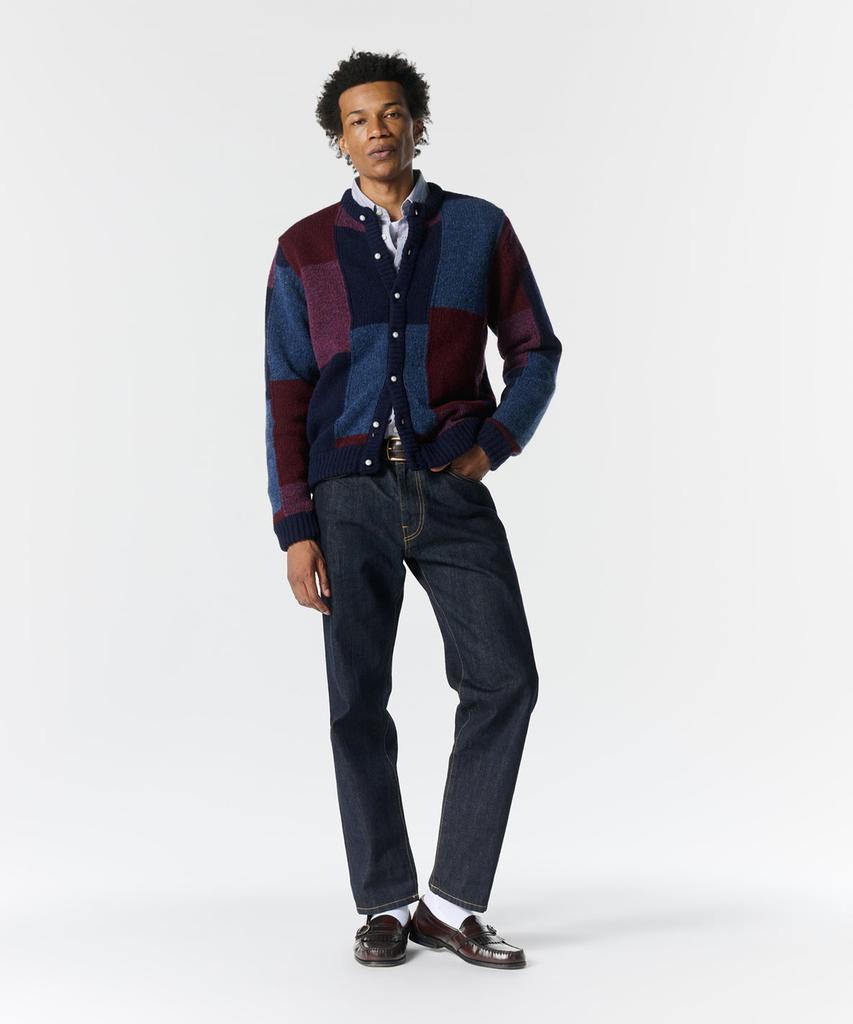 Noah (U) Shetland Patchwork Cardigan Multi