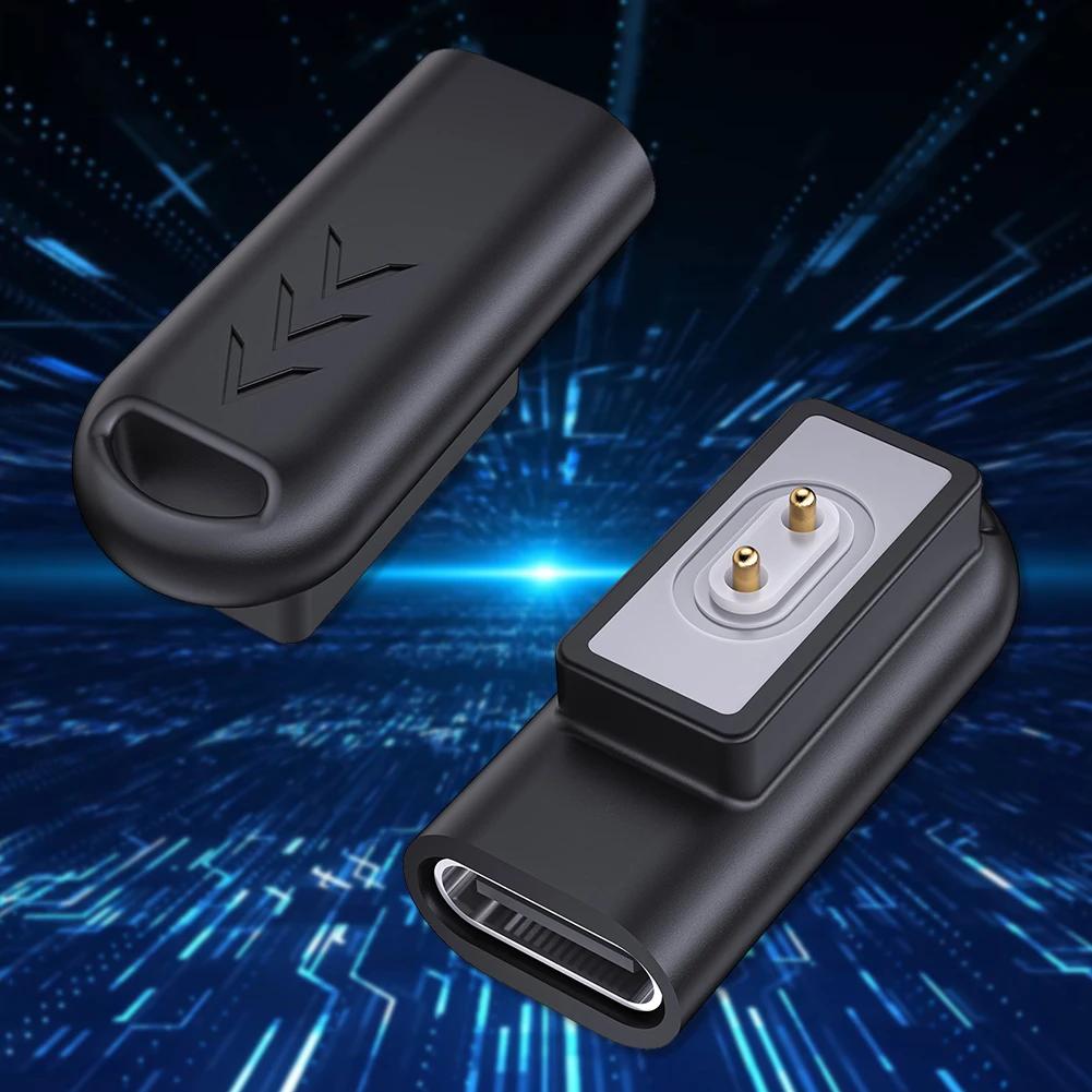 Pro Xiaomi Mi Band 9/8 Pro/8 Chytré hodinky Nabíjecí adaptér Konektor USB C 90° Magnetický nabíjecí adaptér pro Redmi Smart Band 2